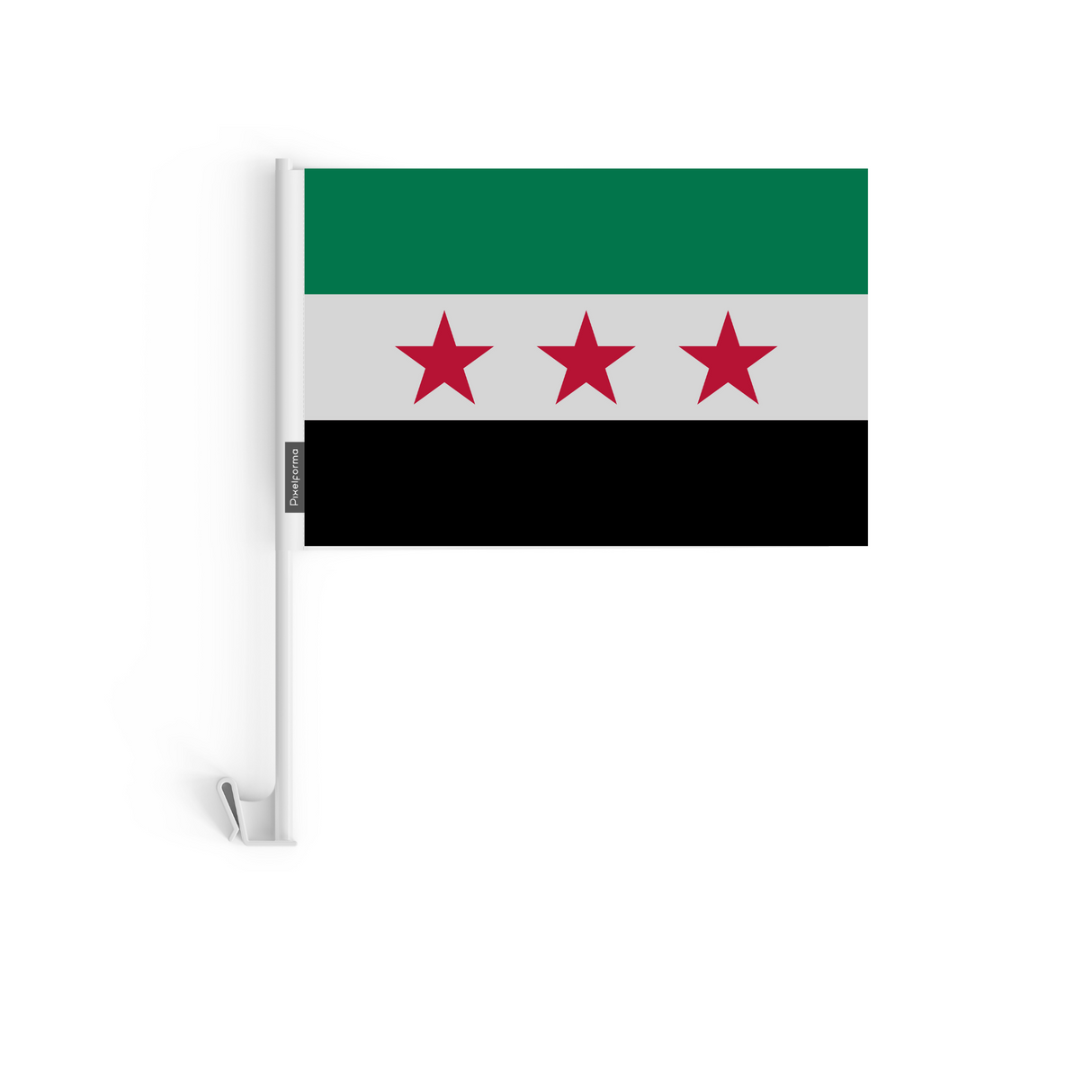 Drapeau Voiture de la Syrie en Polyester