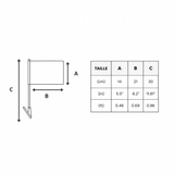 Drapeau adhésif îles vierges britanniques polyester souple