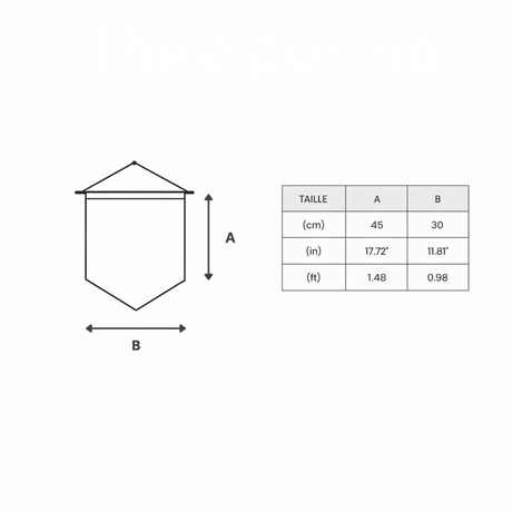 Fanion saint-pierre-et-miquelon polyester couleurs éclatantes