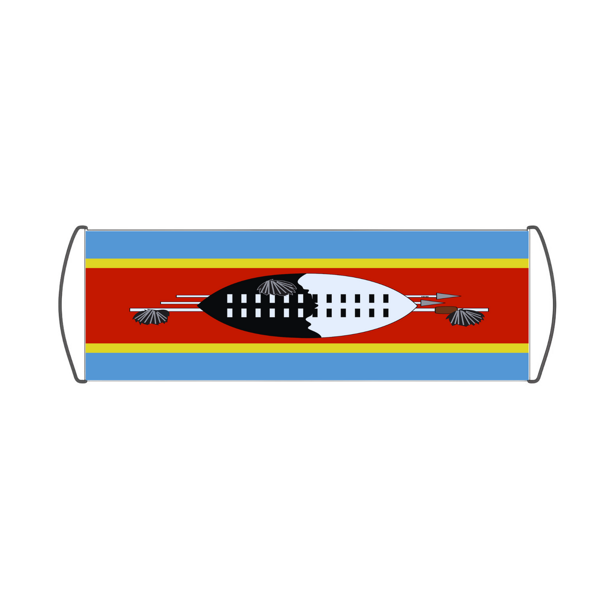 Bannière de défilement Drapeau de l'Eswatini officiel