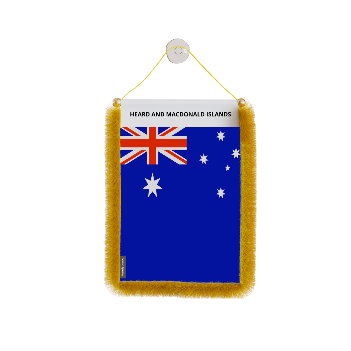 Heard Island and McDonald Islands Flag Car Pennant