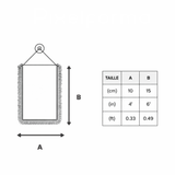 Fanion voiture moldavie en polyester à suspendre élégant