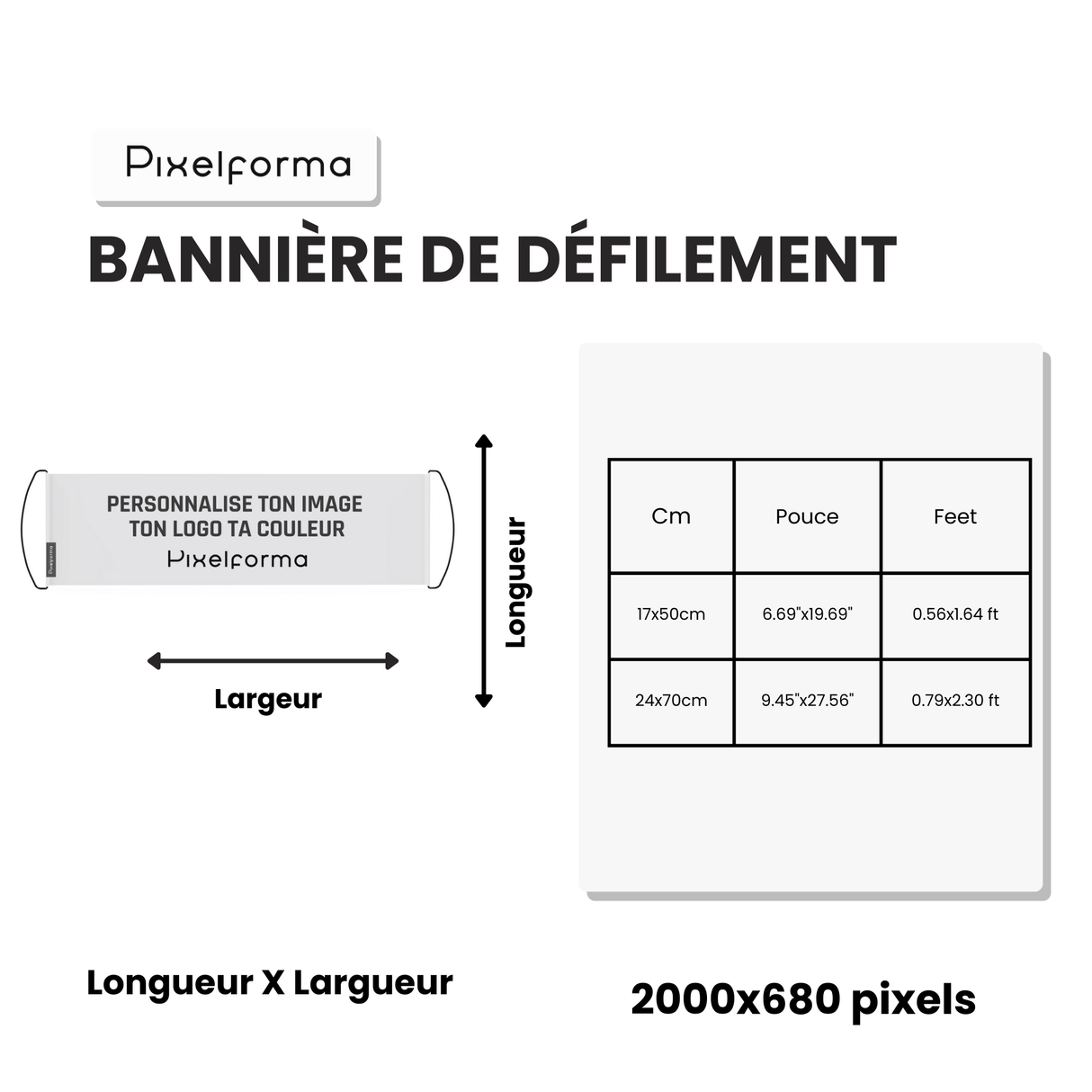 Bannière de défilement Drapeau de la Grenade - Pixelforma