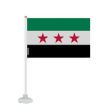 Mini Drapeau Ventouse de la Syrie en Polyester