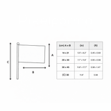 Mini drapeau iran en polyester à tenir à la main