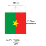 Fanion Table Drapeau Burkina Faso en Polyester