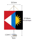 Fanion Table Drapeau Antigua-et-Barbuda en Polyester
