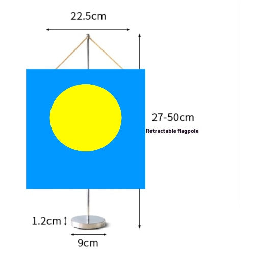 Fanion Table Drapeau Palaos en Polyester