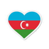 Aimant cœur drapeau azerbaïdjan décoratif souvenir coloré