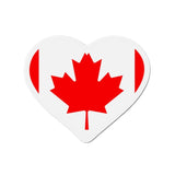 Aimant cœur drapeau canada décoratif pour réfrigérateur