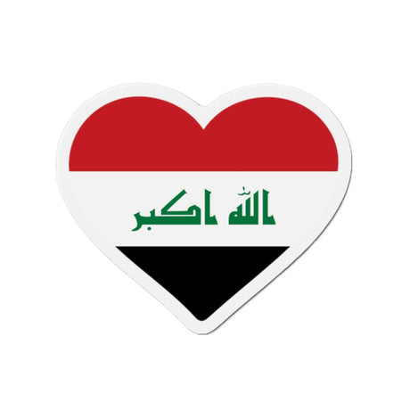 Aimant Coeur Drapeau de l'Irak en plusieurs tailles - Pixelforma