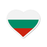 Aimant Coeur Drapeau de la Bulgarie en plusieurs tailles - Pixelforma 