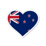 Aimant Coeur Drapeau de la Nouvelle-Zélande en plusieurs tailles - Pixelforma 