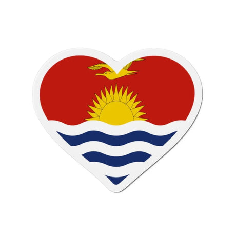 Aimant Coeur Drapeau des Kiribati en plusieurs tailles - Pixelforma 