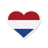 Aimant Coeur Drapeau des Pays-Bas en plusieurs tailles - Pixelforma 