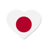 Aimant Coeur Drapeau du Japon en plusieurs tailles - Pixelforma 