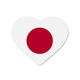 Aimant Coeur Drapeau du Japon en plusieurs tailles - Pixelforma