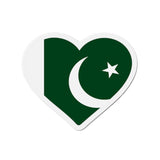 Aimant Coeur Drapeau du Pakistan en plusieurs tailles - Pixelforma 