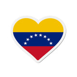 Aimant Coeur Drapeau du Venezuela en plusieurs tailles - Pixelforma 