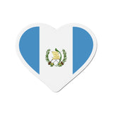Aimant cœur drapeau guatemala finition décorative colorée