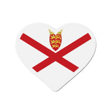 Aimant cœur drapeau jersey forme décorative souvenir gift