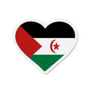 Aimant cœur drapeau république arabe sahraouie décoratif