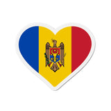 Aimant cœur moldavie coloré pour réfrigérateur décoratif