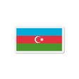Aimant drapeau azerbaïdjan forme rectangulaire décoratif