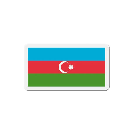 Aimant drapeau azerbaïdjan forme rectangulaire décoratif