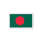 Aimant drapeau bangladesh rectangle décoratif aimanté