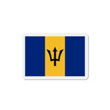 Aimant drapeau barbade forme rectangulaire décoratif