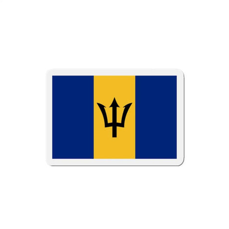 Aimant drapeau barbade forme rectangulaire décoratif