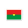 Aimant drapeau burkina faso forme rectangulaire décoratif