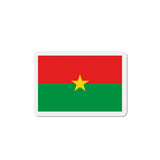 Aimant drapeau burkina faso forme rectangulaire décoratif