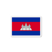Aimant drapeau cambodge forme rectangulaire décoratif