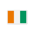 Aimant drapeau côte d’ivoire forme rectangulaire décoratif