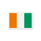 Aimant drapeau côte d’ivoire forme rectangulaire décoratif
