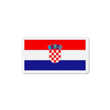 Aimant drapeau croatie forme rectangulaire décoratif