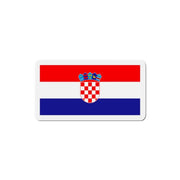 Aimant drapeau croatie forme rectangulaire décoratif