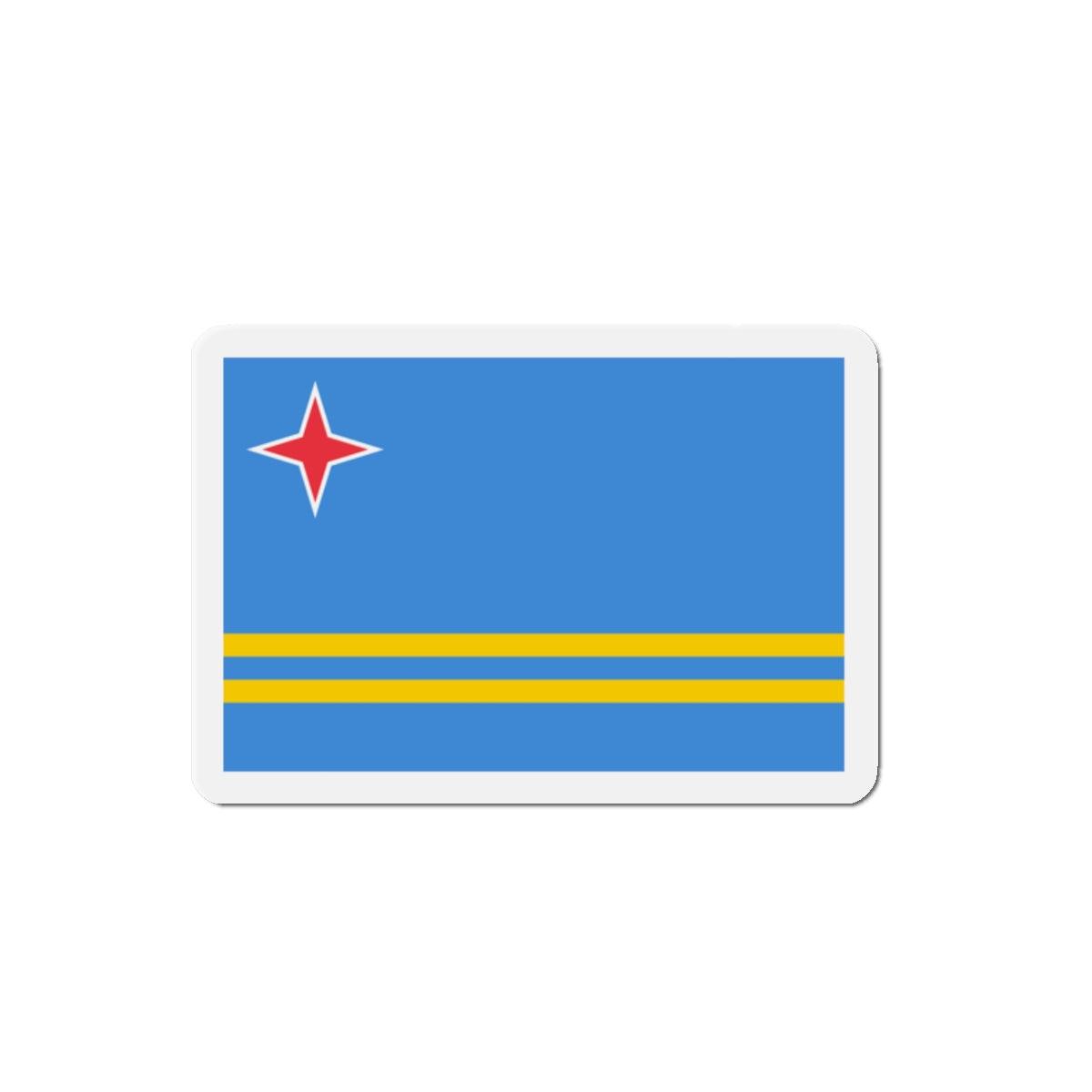 Aimant Drapeau d'Aruba en plusieurs taiiles - Pixelforma