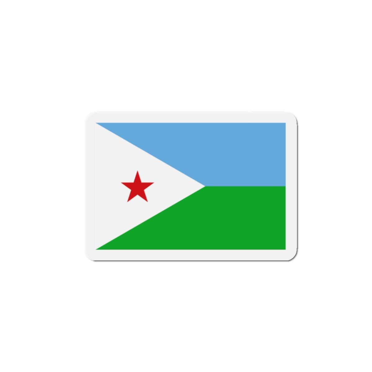 Aimant Drapeau de Djibouti en plusieurs taiiles - Pixelforma