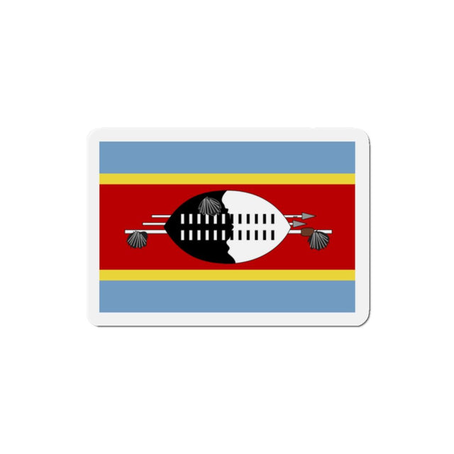 Aimant Drapeau de l'Eswatini en plusieurs taiiles - Pixelforma 