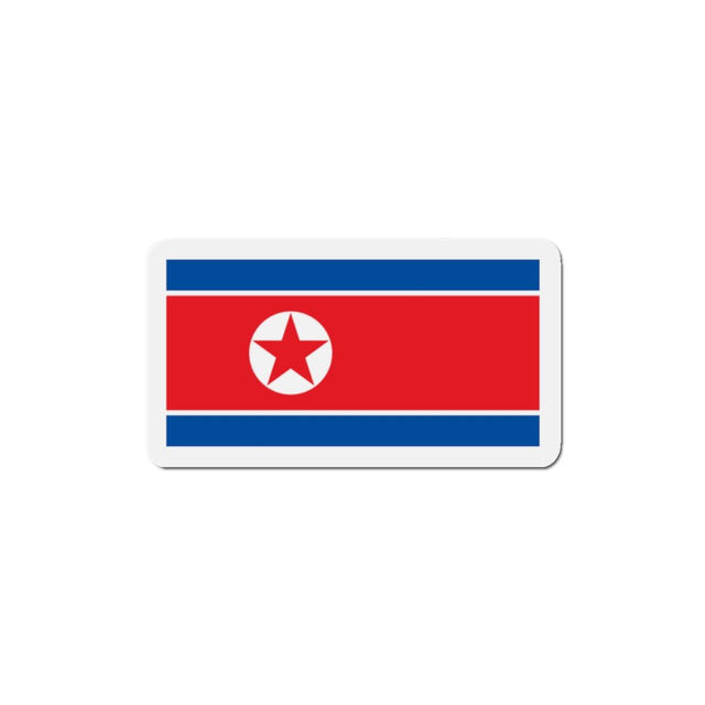 Aimant Drapeau de la Corée du Nord en plusieurs taiiles - Pixelforma 