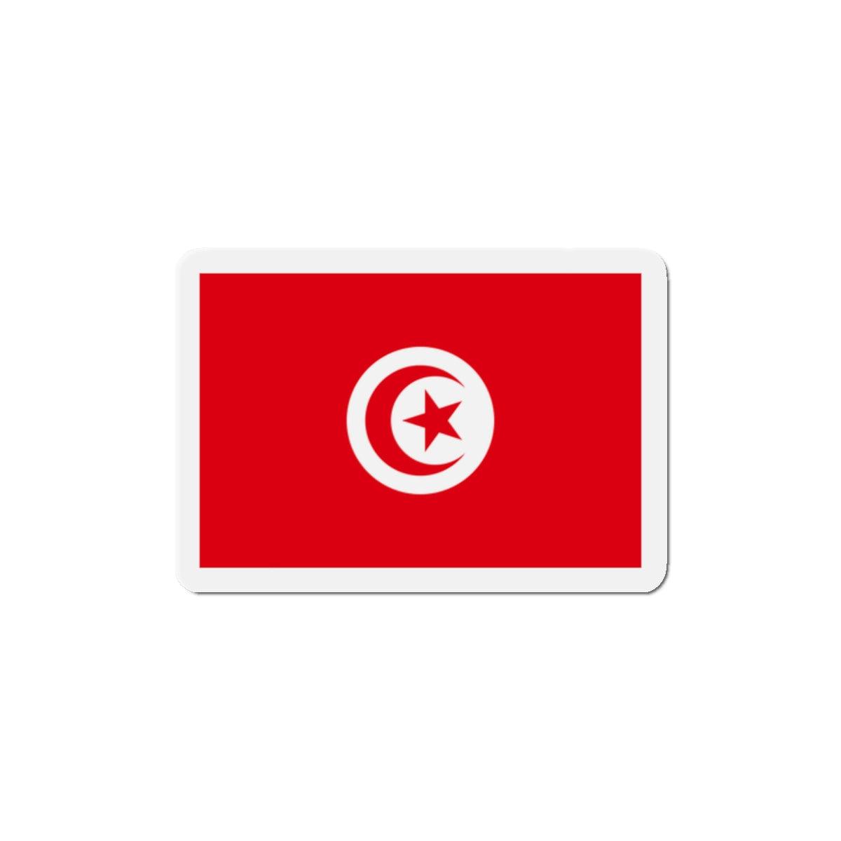 Aimant Drapeau de la Tunisie en plusieurs taiiles - Pixelforma