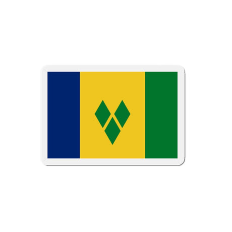 Aimant Drapeau de Saint-Vincent-et-les-Grenadines en plusieurs taiiles - Pixelforma