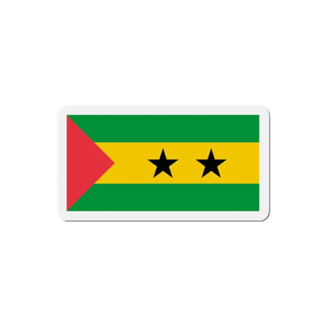 Aimant Drapeau de Sao Tomé-et-Principe en plusieurs taiiles - Pixelforma 