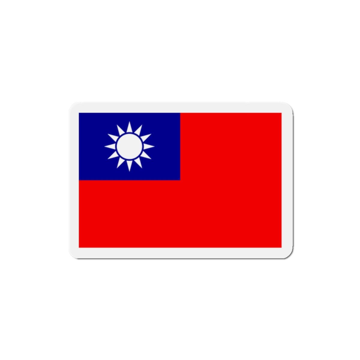 Aimant Drapeau de Taïwan en plusieurs taiiles - Pixelforma 