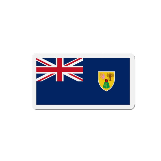 Aimant Drapeau des Îles Turques-et-Caïques en plusieurs taiiles - Pixelforma 