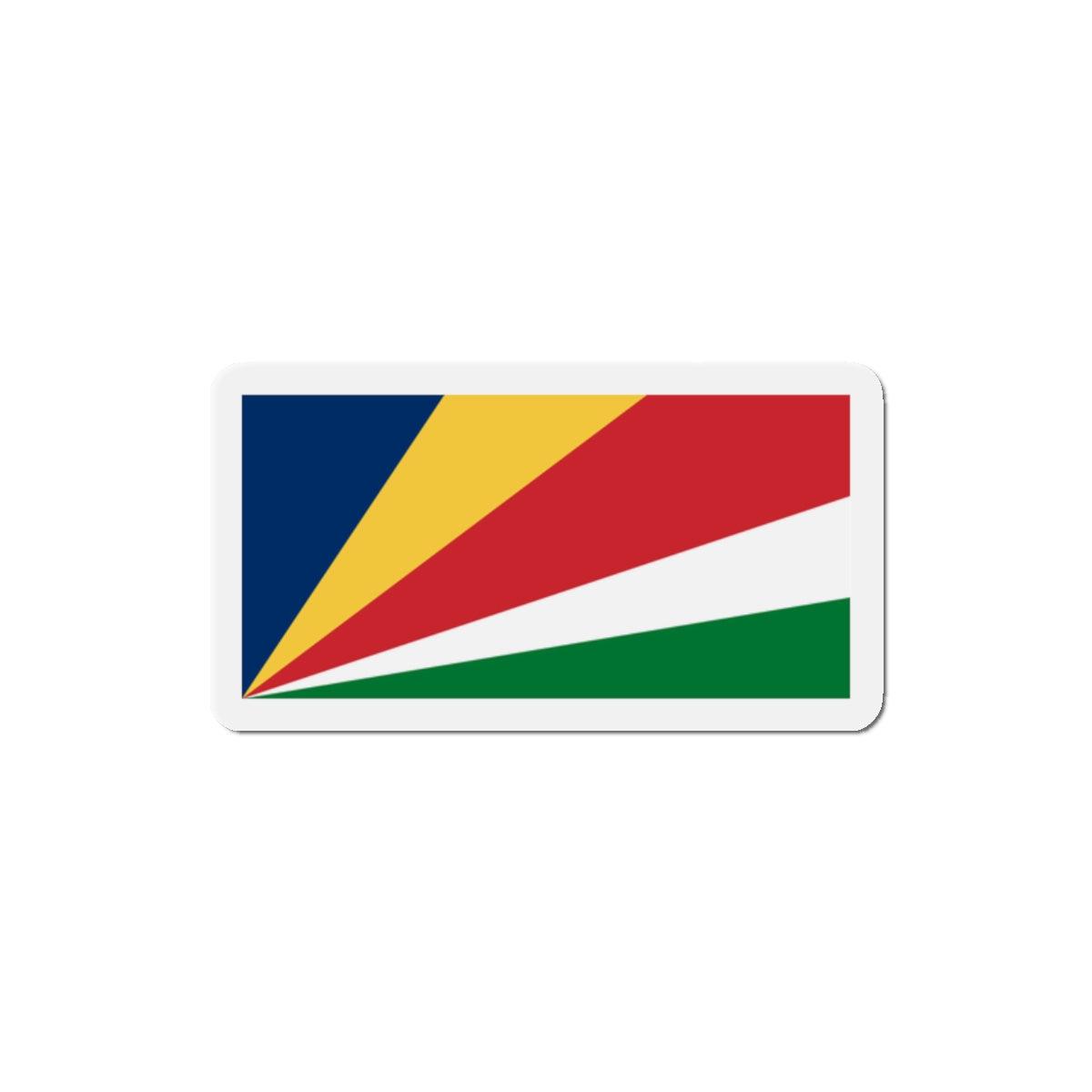 Aimant Drapeau des Seychelles en plusieurs taiiles - Pixelforma