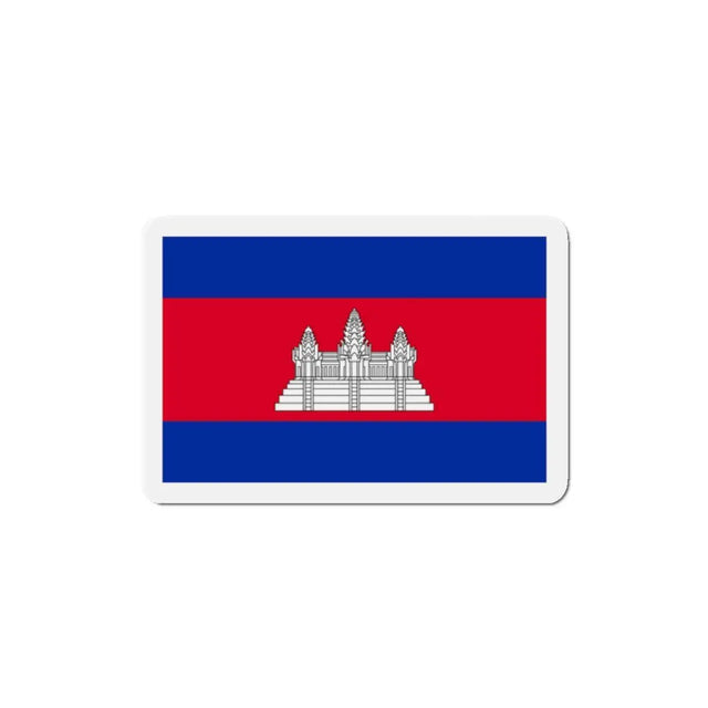 Aimant Drapeau du Cambodge en plusieurs taiiles - Pixelforma 